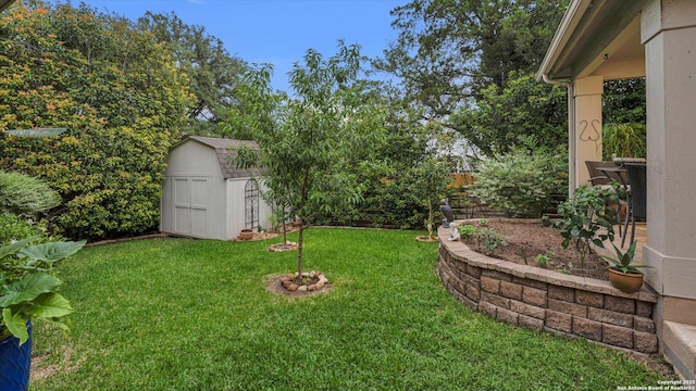 6139 Mackenzie, San Antonio, TX 78247 - view of yard with a shed and an outdoor structure