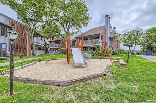 14343 Judson Unit 303, San Antonio, TX 78233 - view of play area featuring a lawn