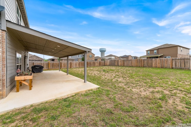 15102 Jetfire, Von Ormy, TX 78073 - view of yard featuring a patio area and a fenced backyard