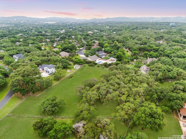 26118 Alto Oaks, San Antonio, TX 78255 - aerial view at dusk of a mountain view
