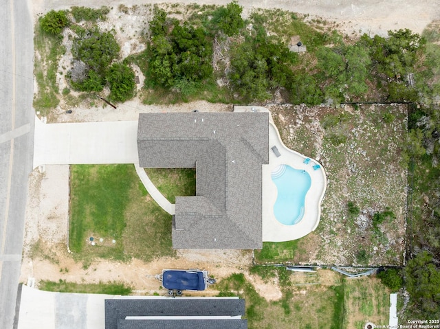 1587 Lakeshore Dr, Canyon Lake, TX 78133 - aerial view of property's location with a pool