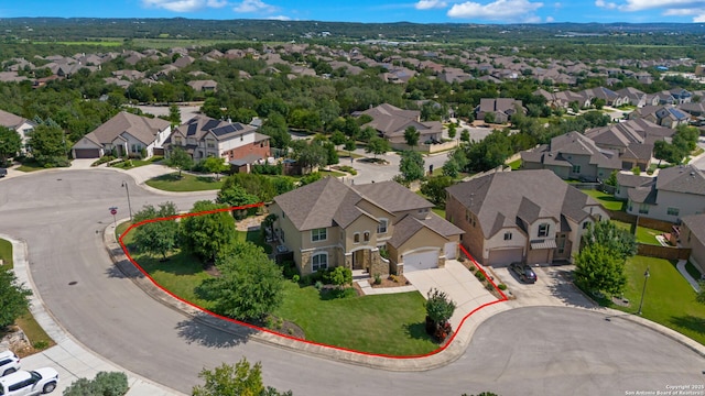 28546 Tristant Rdg, San Antonio, TX 78260 - drone / aerial view with a residential view