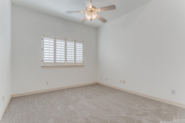 9 Waldenshire, San Antonio, TX 78209 - carpeted spare room with baseboards and a ceiling fan