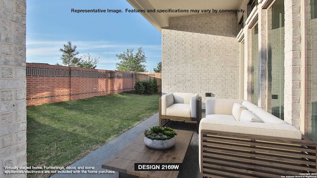 12949 Gilmore Bnd, San Antonio, TX 78245 - view of yard featuring fence private yard