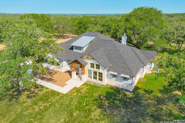 LOT29 Hondo Dr, La Vernia, TX 78121 - bird's eye view featuring a forest view