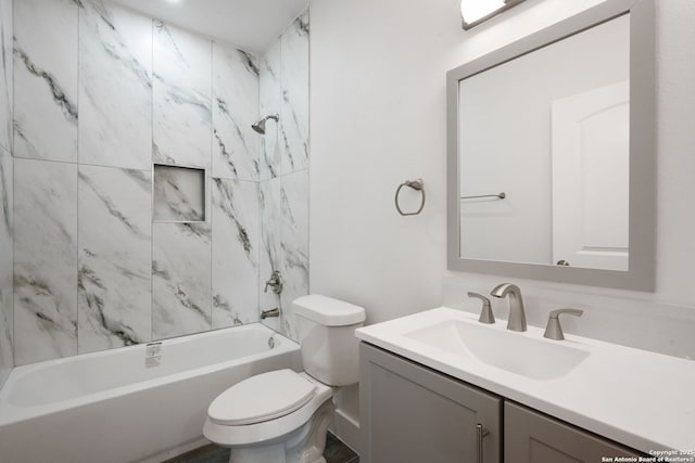 1030 Elsmere, San Antonio, TX 78201 - bathroom with toilet, bathing tub / shower combination, and vanity