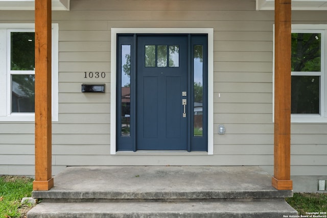 1030 Elsmere, San Antonio, TX 78201 - doorway to property featuring visible vents