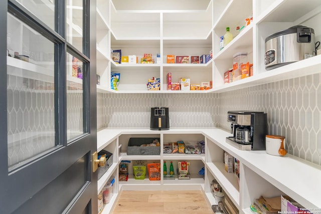 view of pantry