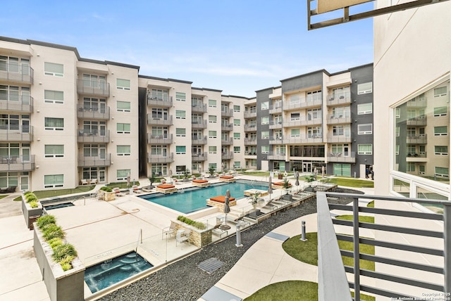 view of community pool