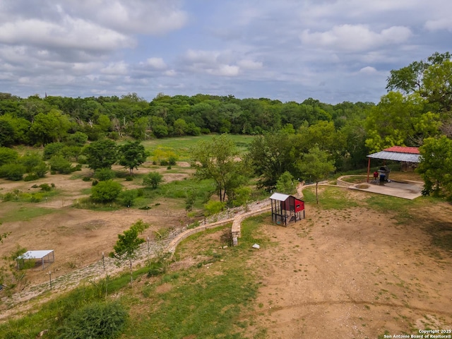 503 Lower Lacoste, Castroville, TX 78009 - bird's eye view with a rural view and a wooded view