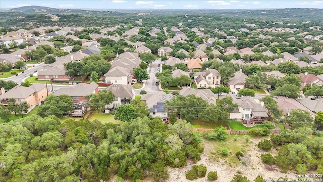 bird's eye view featuring a residential view