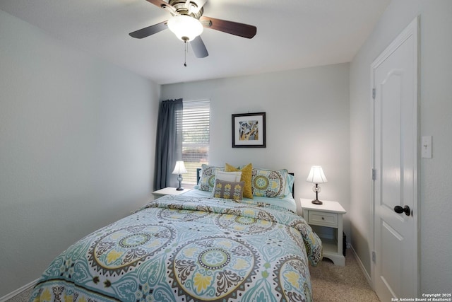 190 Da Vinci, San Antonio, TX 78258 - carpeted bedroom featuring baseboards and ceiling fan