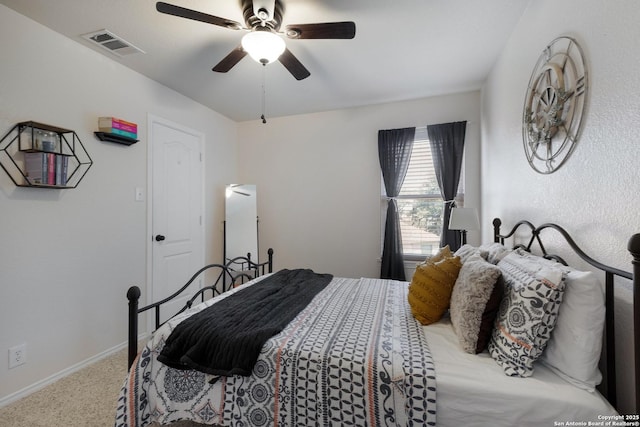 190 Da Vinci, San Antonio, TX 78258 - carpeted bedroom with ceiling fan and baseboards
