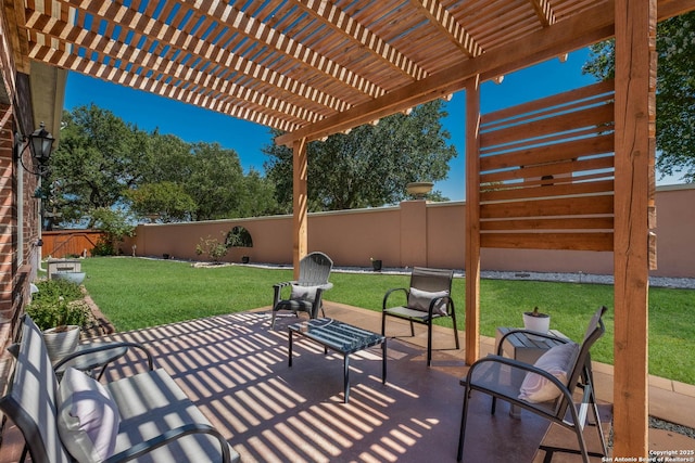 190 Da Vinci, San Antonio, TX 78258 - view of patio with a pergola