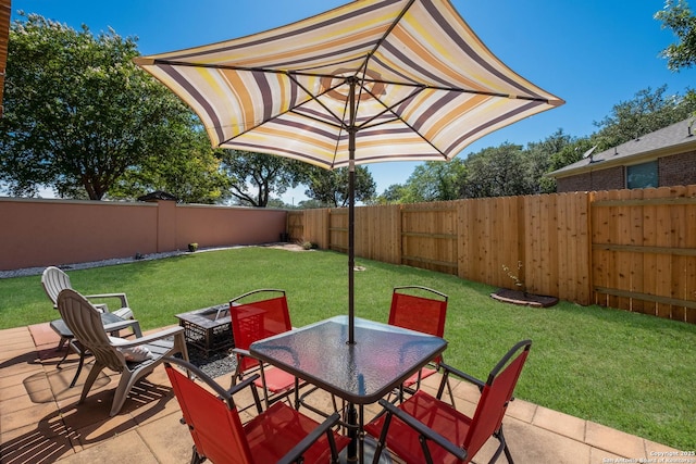 190 Da Vinci, San Antonio, TX 78258 - view of patio / terrace featuring outdoor dining space