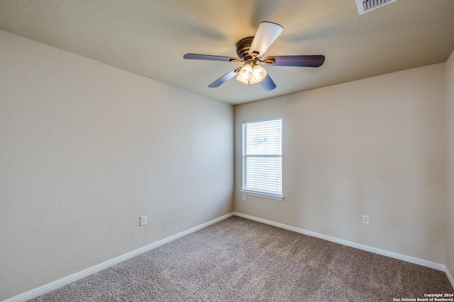 10603 Catfish Ln, San Antonio, TX 78224 - carpeted empty room with baseboards and a ceiling fan