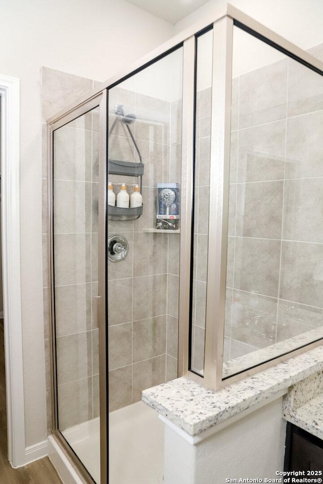 236/238 Joseph Cir, Cibolo, TX 78108 - full bathroom with a stall shower