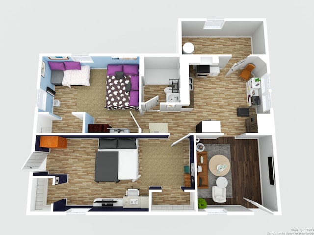1034 Grosvenor Blvd, San Antonio, TX 78221 - home floor plan