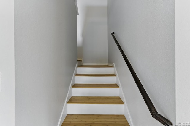 14626 Costa Leon, San Antonio, TX 78245 - staircase with wood finished floors