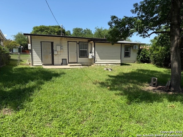 306 Lemur Dr, San Antonio, TX 78213 - back of property featuring a yard and fence