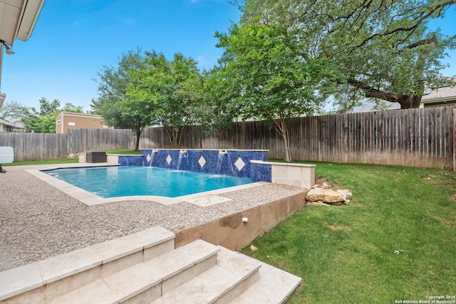 view of pool