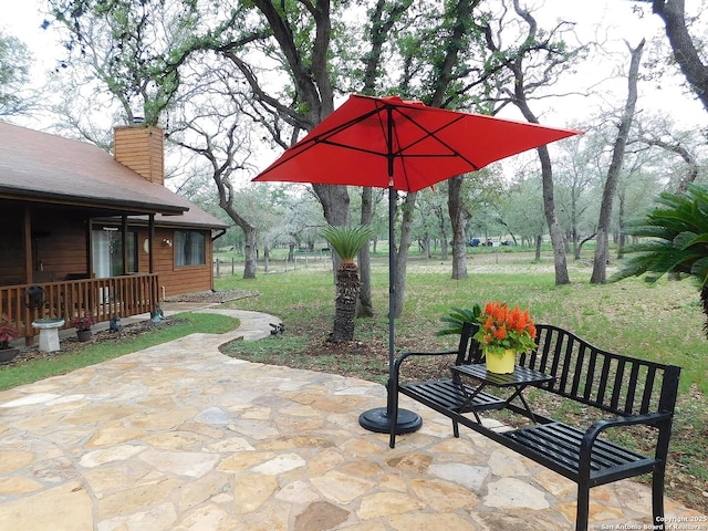 525 Cherry Rdg, Floresville, TX 78114 - view of patio / terrace