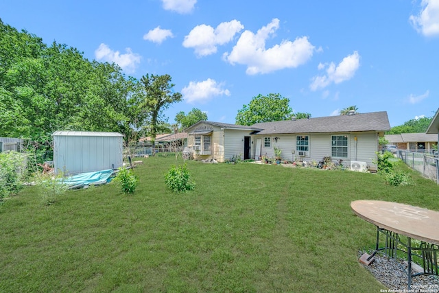 5118 War Cloud, San Antonio, TX 78242 - rear view of property with a shed and an outdoor structure