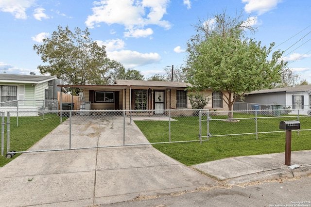3327 K, San Antonio, TX 78220 - single story home with a gate
