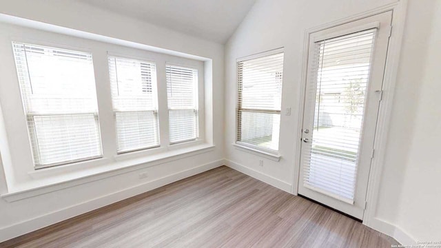 1818 Nettletree, New Braunfels, TX 78132 - unfurnished sunroom featuring vaulted ceiling