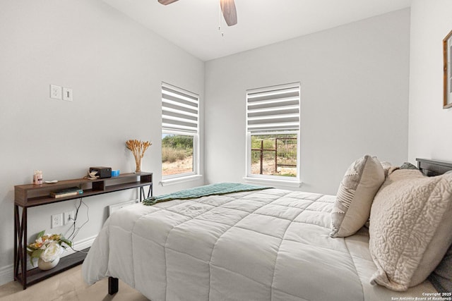397 County Road 367, Hondo, TX 78861 - bedroom with ceiling fan and baseboards