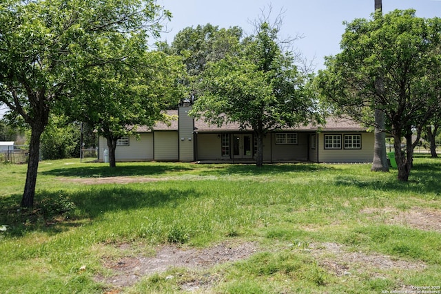 15031 Geronimo, San Antonio, TX 78254 - back of property featuring french doors and fence