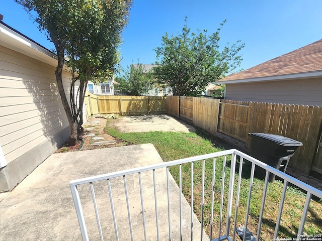 9639 Wild Horse, San Antonio, TX 78251 - fenced backyard with a patio area