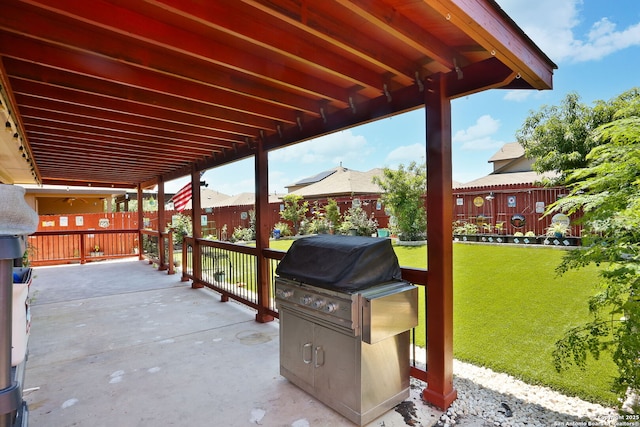 13340 Hackney Pony, San Antonio, TX 78254 - view of patio with a grill