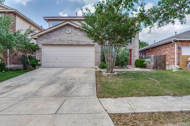 9007 Burnt Peak, Helotes, TX 78023 - traditional-style home with driveway and an attached garage