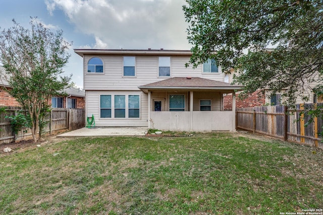 9007 Burnt Peak, Helotes, TX 78023 - rear view of house featuring a patio