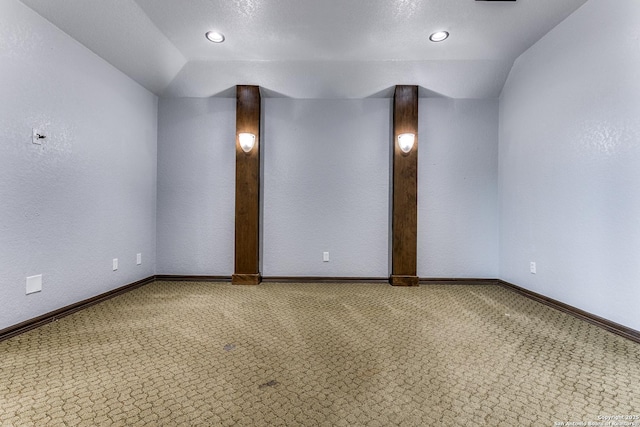 8826 Falcon Pl, San Antonio, TX 78256 - carpeted empty room with recessed lighting