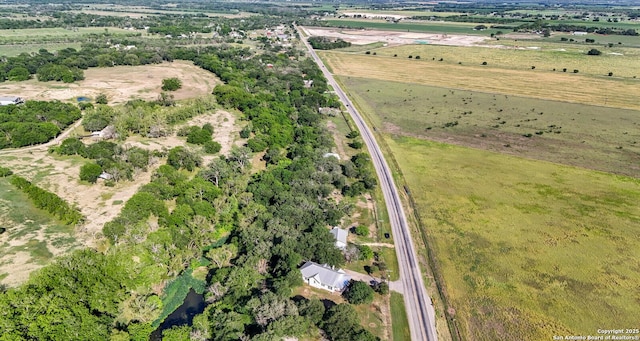 6160 Fm 2538, Marion, TX 78124 - aerial view of property and surrounding area with rural landscape