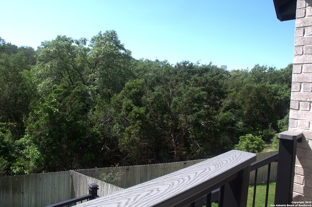 14074 May Mist, San Antonio, TX 78253 - balcony with a forest view