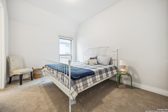 14074 May Mist, San Antonio, TX 78253 - carpeted bedroom with vaulted ceiling and baseboards