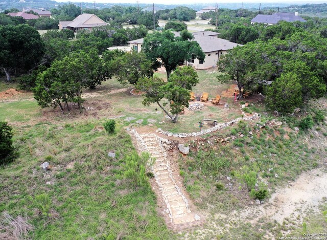 aerial view of property's location