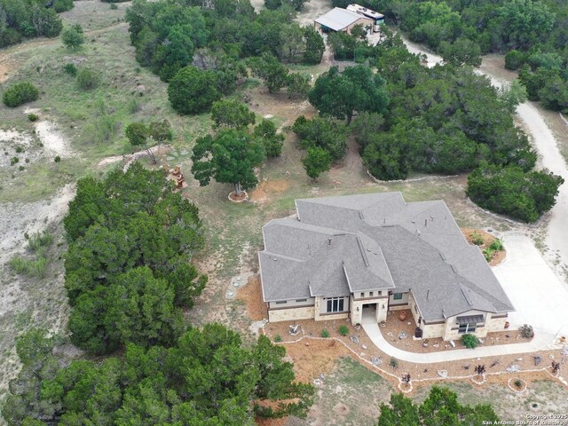 aerial view of property's location