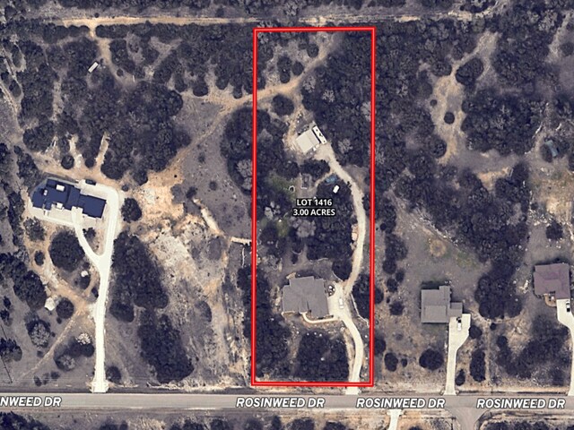 map / location with property parcel outlined