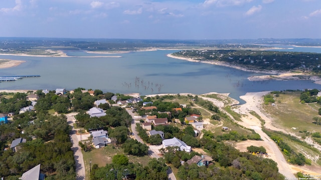 aerial overview of property's location featuring a large body of water