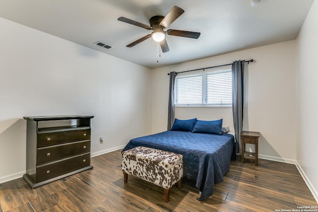 111 Cotillion, Castle Hills, TX 78213 - bedroom featuring wood finished floors, baseboards, and a ceiling fan