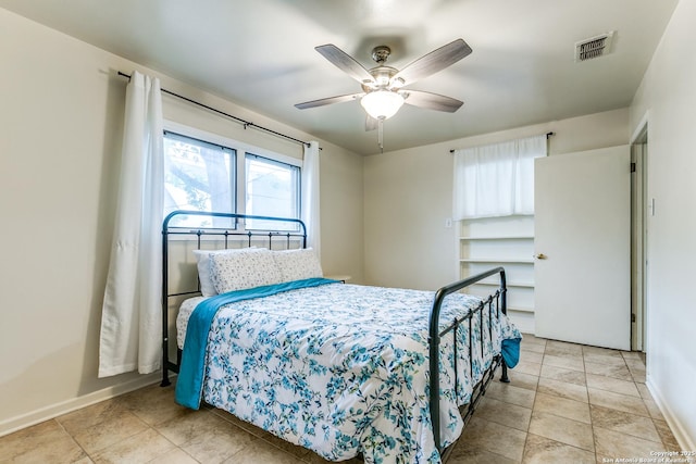 111 Cotillion, Castle Hills, TX 78213 - bedroom with baseboards and ceiling fan