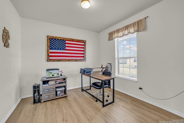 3628 Lazy Diamond, Selma, TX 78154 - office with wood finished floors and baseboards