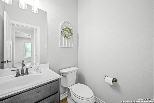 8502 Kallison Arbor, San Antonio, TX 78254 - half bathroom with toilet and vanity