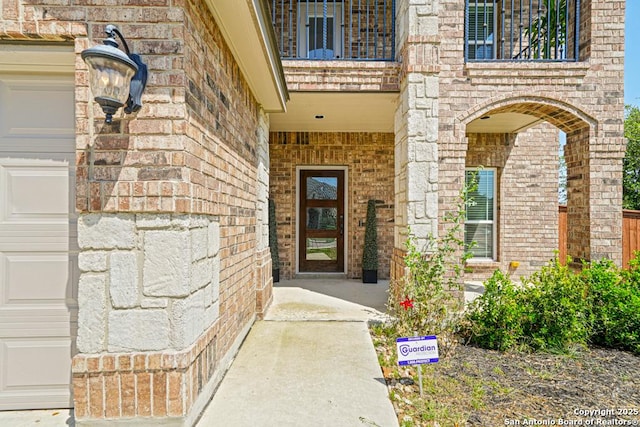 8502 Kallison Arbor, San Antonio, TX 78254 - entrance to property featuring brick siding