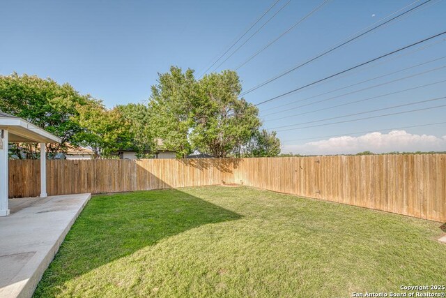 view of yard