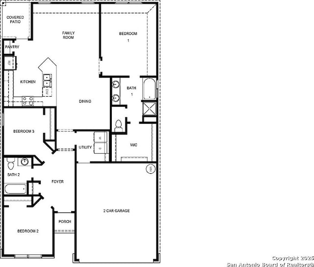 310 Steele Hbr, Cibolo, TX 78108 - view of floor plan / room layout